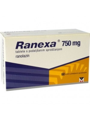 RANEXA 750mg. 60 tablets